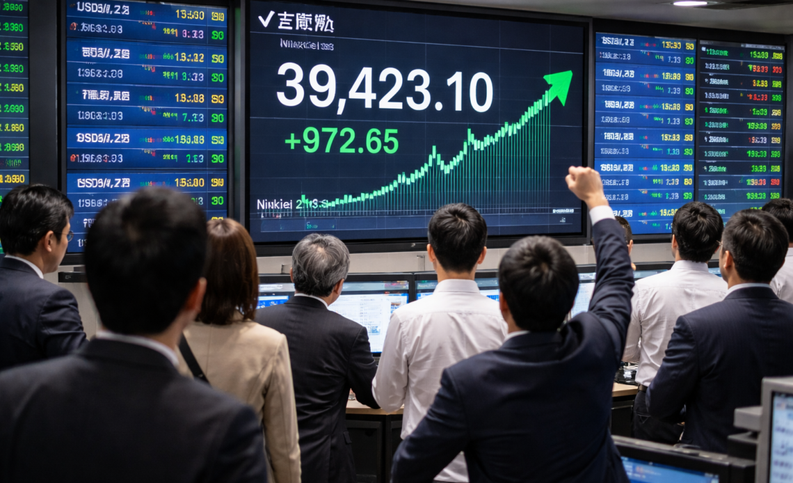 Nikkei 225 steady as Japan GDP growth slows, yen stages a cautious rebound