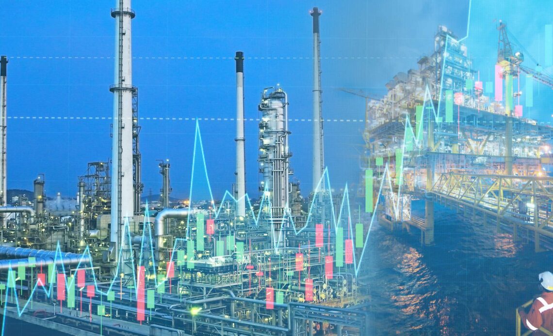 Canadian energy stocks are rising with oil prices